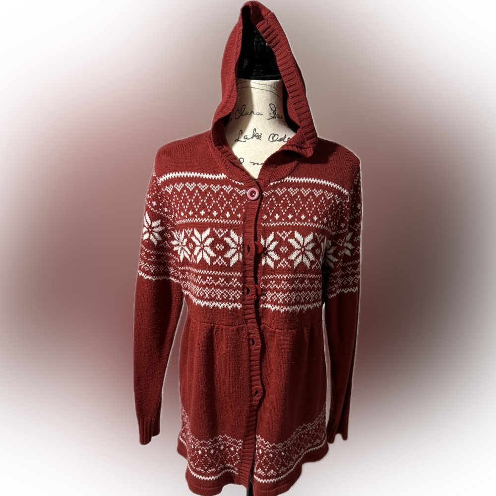 GITANO VINTAGE RED HOODIE LARGE